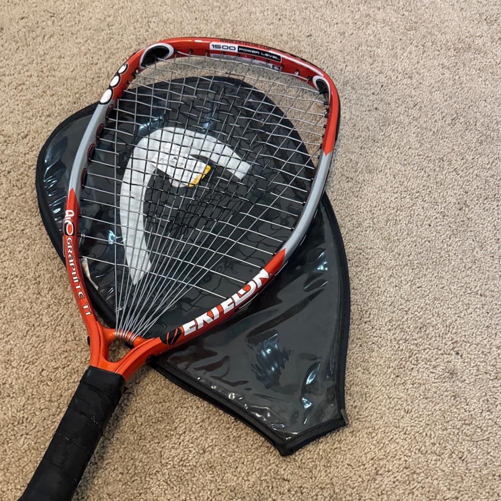 Ektelon 1500 Red and Black Racquetball Racket - Picture 7 of 7